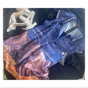 Mountain Chiffon Dress